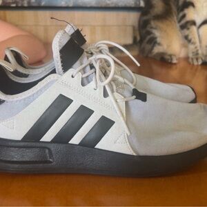 Adidas White and Black Sneakers with Sporty Design
